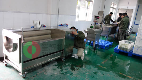 我公司為日資企業WCSP提供芥茉加工線！